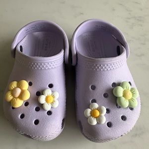 Toddler Crocs with charms